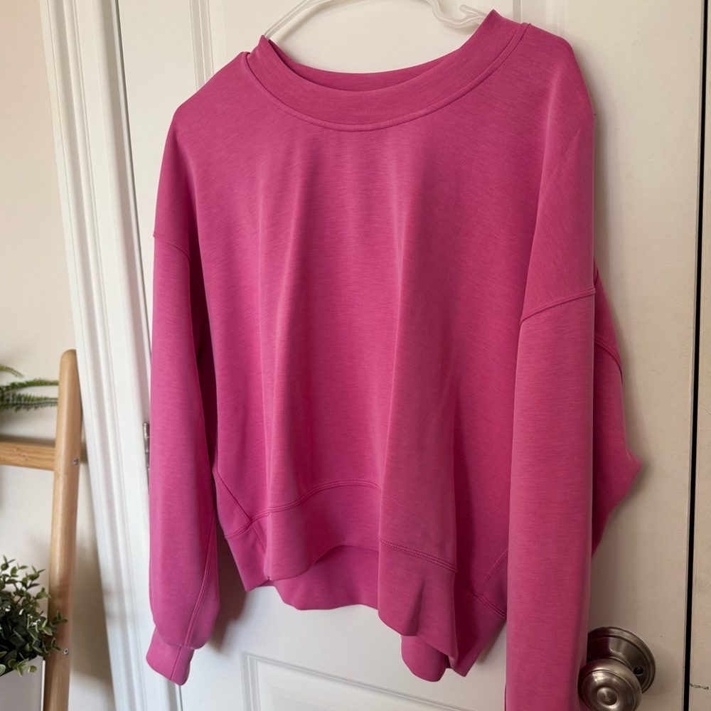 Lululemon Pink Softstreme Crewneck Sweatshirt
